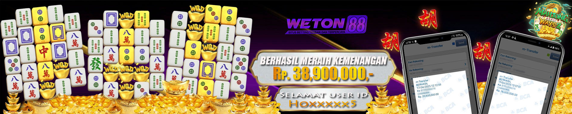 WETON88 MEMBER JP 30JT YUK LOGIN WETON88